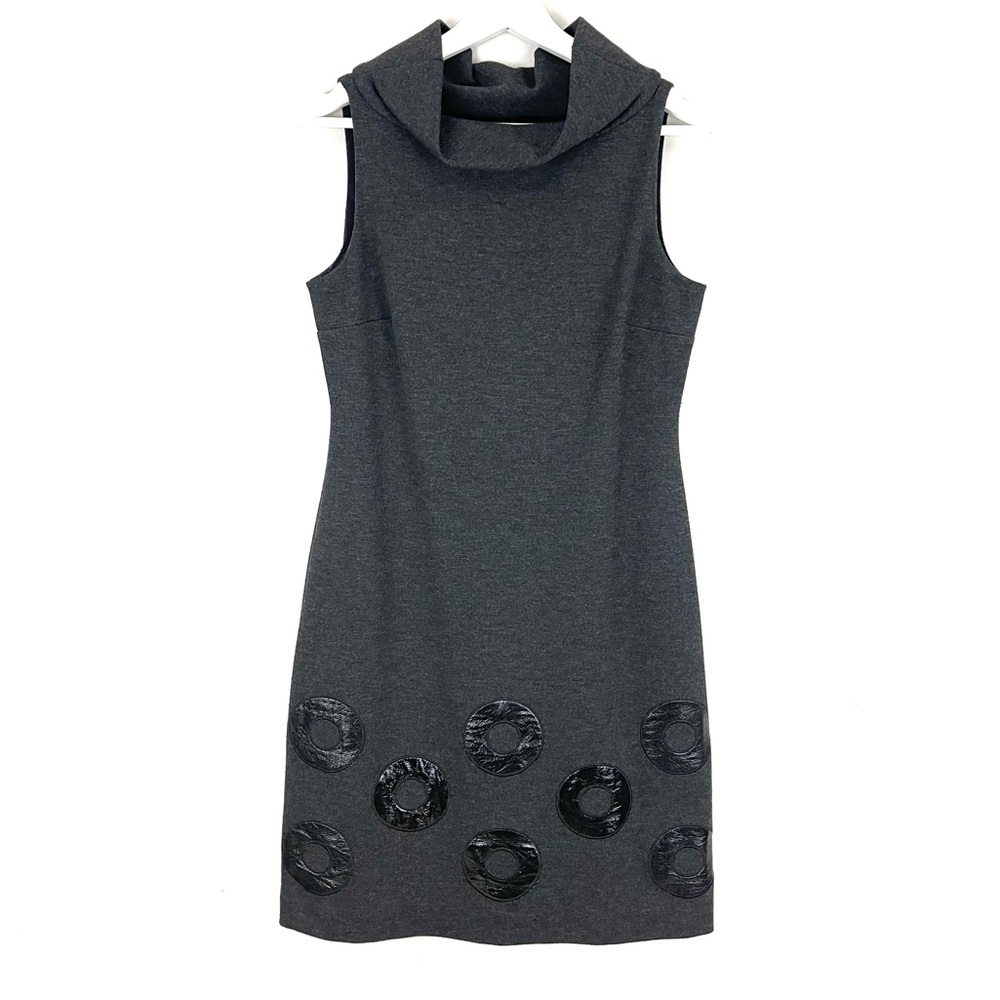 Muse Cowl Neck Short Sleeveless Dress